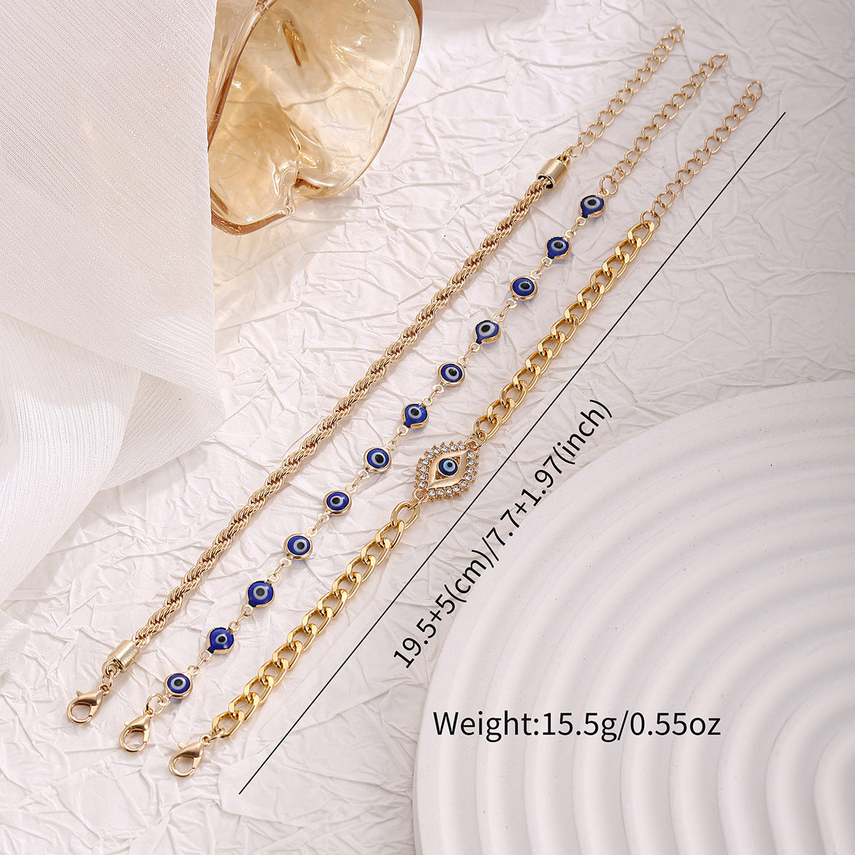 Devil's Eye Style Women's Bracelet Set