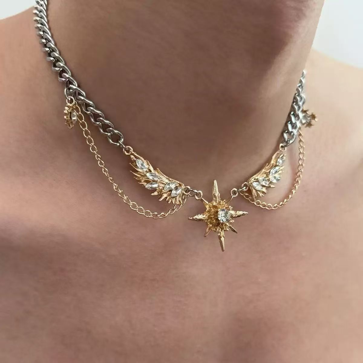 Neck Chain Gothic Dark Niche Collarbone Chain