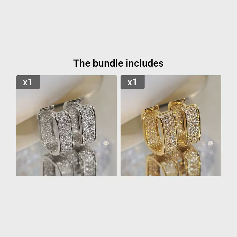 Stylish CZ Hoop Earrings for Women - Easy And Versatile Jewelry for