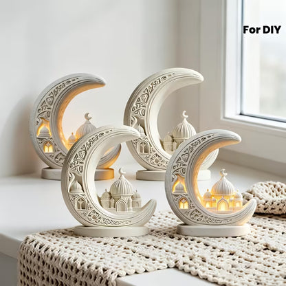 Ramadan Series Silicone Mold, Candle Molds, Suitable for DIY Crafts Such as Candles, Plaster, Handmade Soaps, And Aromatherapy Products. Ideal for Ramadan, Valentine's Day, Spring, Mother's Day, And Easter