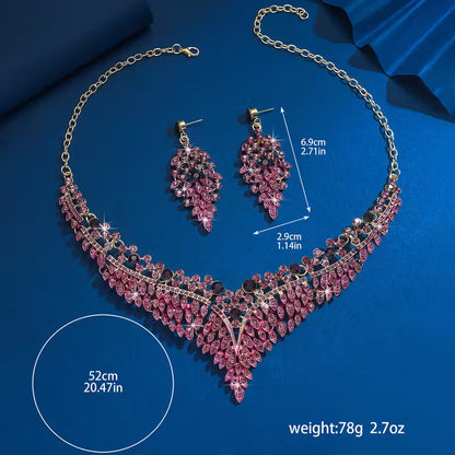 3pcs Elegant Jewelry Set, Suitable for Banquet, Party, Gift, Wedding, Valentine's Day, Fashionable Gift for Girlfriend and Wife