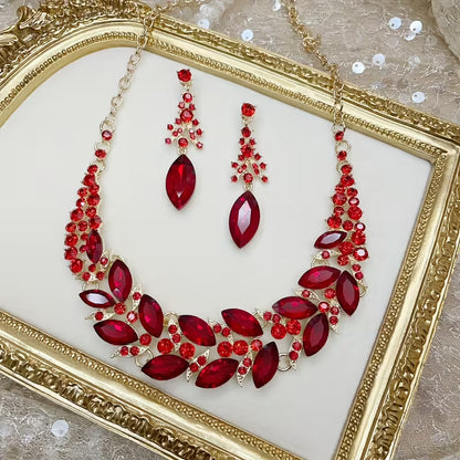 Fashion Necklace Evening Dress Popular Rhinestone Glass Necklace