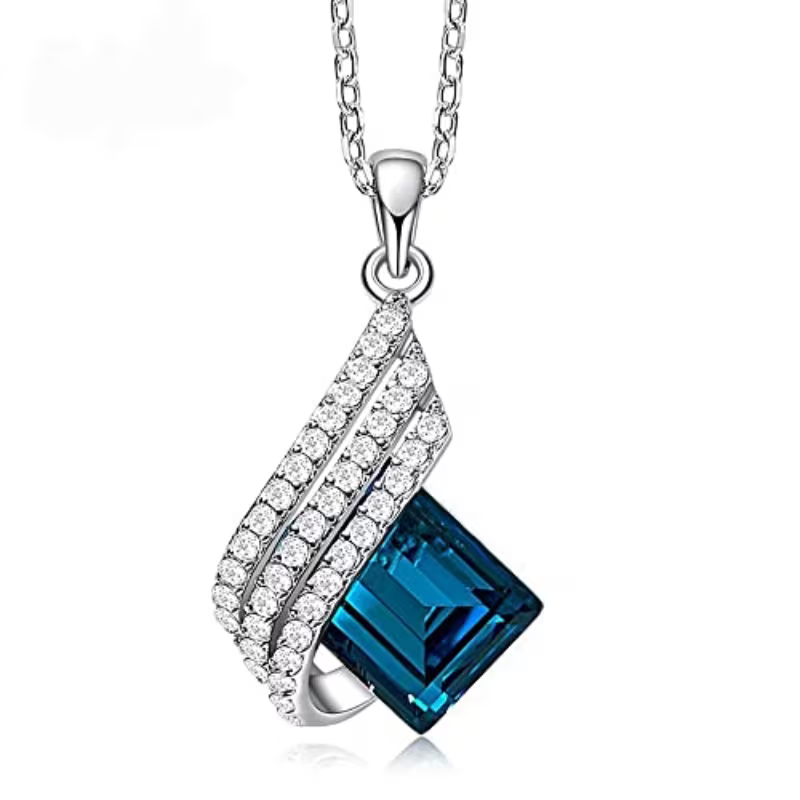 Dazzling Diva Fashion Angel Wings Necklace Jewelry Set Gifts for Ladies