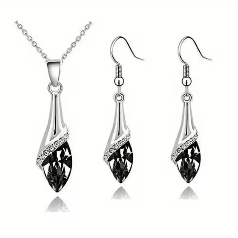 Angel water eye pendant necklace earring fashion jewelry set dropshipping brithday gift lover bithday summer beach