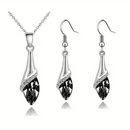 Angel water eye pendant necklace earring fashion jewelry set dropshipping brithday gift lover bithday summer beach