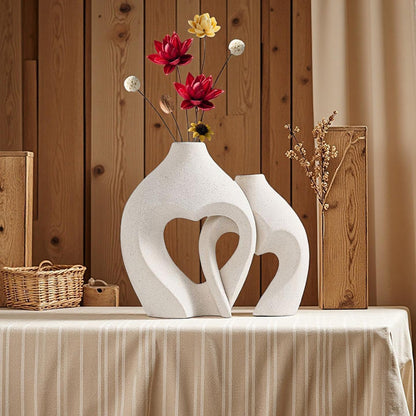 Elegant Geometric Design Flower Vase Set, Ideal Home Decor Accessory, Perfect Desktop Centerpiece, Modern Fashionable Floral Arrangement
