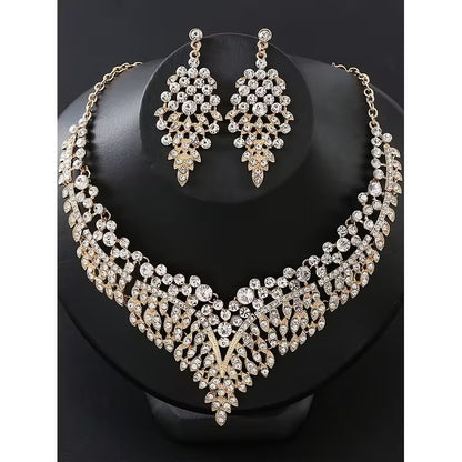 3pcs Elegant Jewelry Set, Suitable for Banquet, Party, Gift, Wedding, Valentine's Day, Fashionable Gift for Girlfriend and Wife