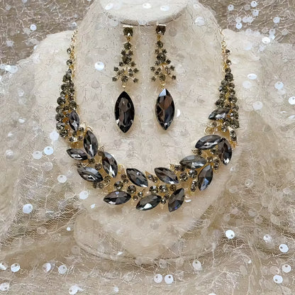Fashion Necklace Evening Dress Popular Rhinestone Glass Necklace