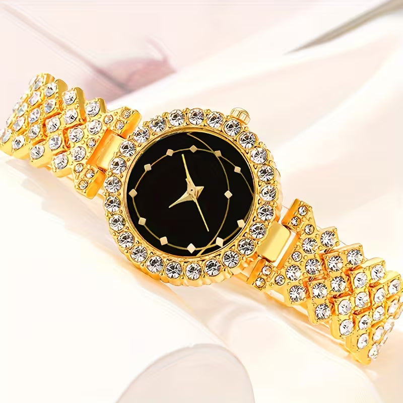 6pcs Exquisite Women'S Quartz Watch And Additions