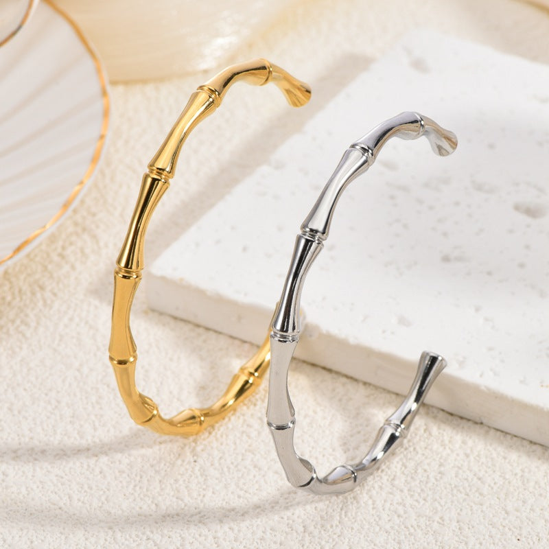 Non Fading Bamboo Bracelet Can Be Worn And Washed With Water