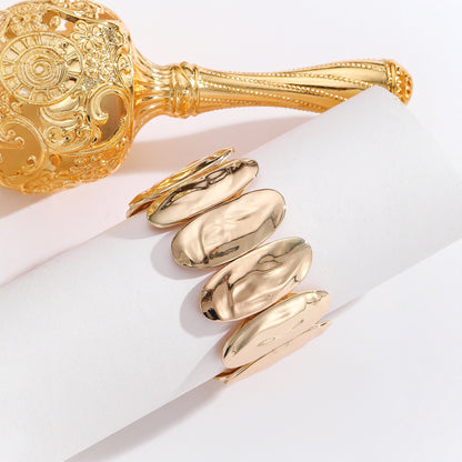 Autumn And Winter Exaggerated Elliptical Bracelet