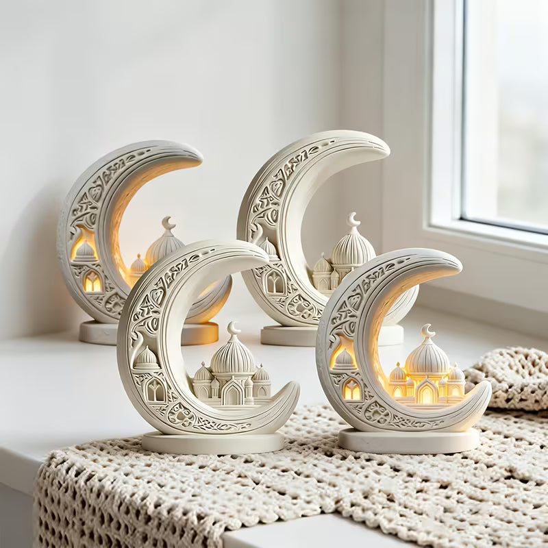 Ramadan Series Silicone Mold, Candle Molds, Suitable for DIY Crafts Such as Candles, Plaster, Handmade Soaps, And Aromatherapy Products. Ideal for Ramadan, Valentine's Day, Spring, Mother's Day, And Easter