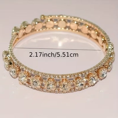 Sparkling European and American Bridal Versatile Openwork Bracelet for Women