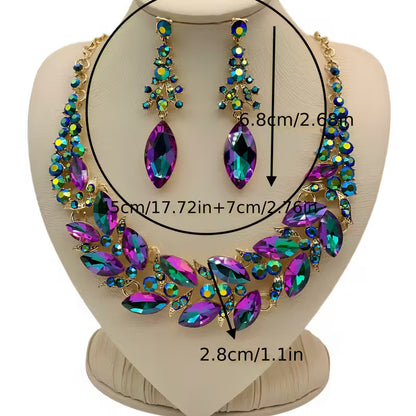 Fashion Necklace Evening Dress Popular Rhinestone Glass Necklace
