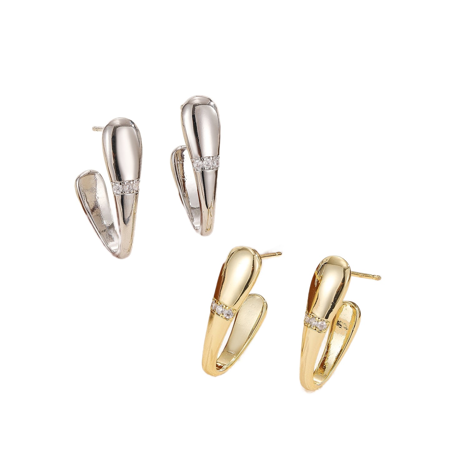 Simple And Versatile Square Earrings