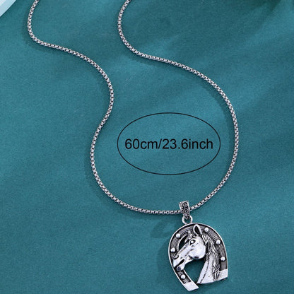 Men's Necklace With Hip-Hop Titanium Steel Animal Pendant For Instant Success