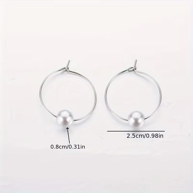 Boho-Chic Sparkling Crystal & Diamond Hoop Earrings - Large, Exaggerated Circular Design for Women | Perfect Birthday Gift