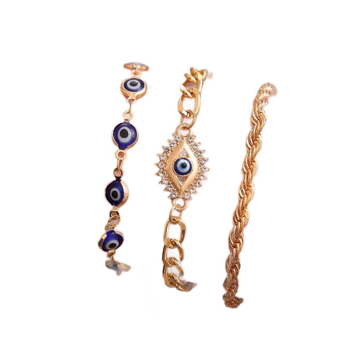 Devil's Eye Style Women's Bracelet Set