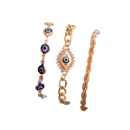 Devil's Eye Style Women's Bracelet Set