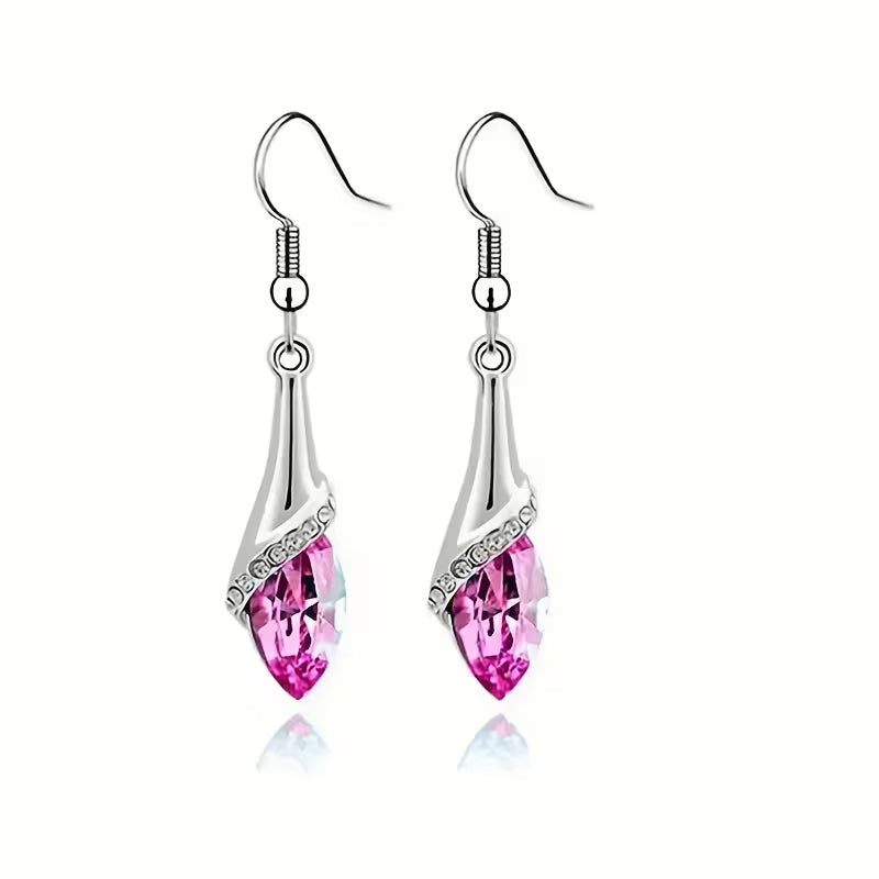 Elegant Bohemian Style Hollow Eye Sparkling Earrings, Alloy with Rhinestone Accents, Stainless Steel Posts, Perfect for Daily Wear, All Seasons, Everyday Earrings | Bohemian Style Earrings | Sparkling Accents