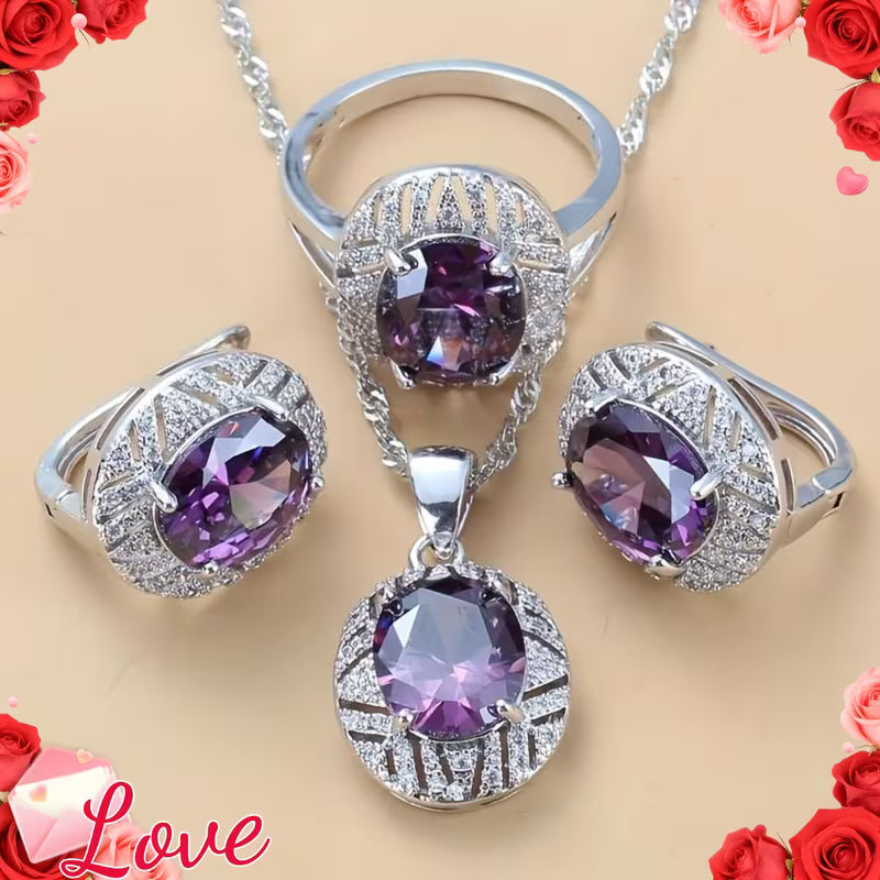 Elegant Synthetic Synthetic Zirconia Bridal Jewelry Set | 3pcs Set | Synthetic Synthetic Zirconia | Simple Style | Jewelry for Weddings, Daily Wear | Christmas, Holiday, Wedding | Simple Style