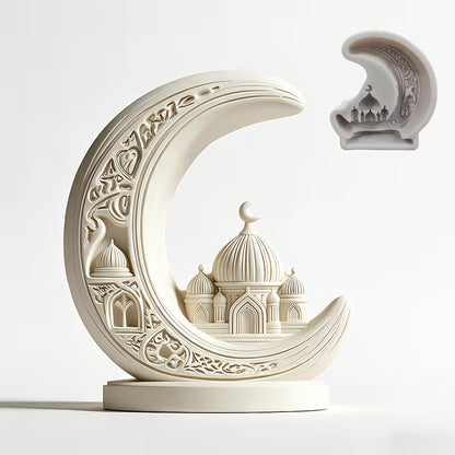 Ramadan Series Silicone Mold, Candle Molds, Suitable for DIY Crafts Such as Candles, Plaster, Handmade Soaps, And Aromatherapy Products. Ideal for Ramadan, Valentine's Day, Spring, Mother's Day, And Easter