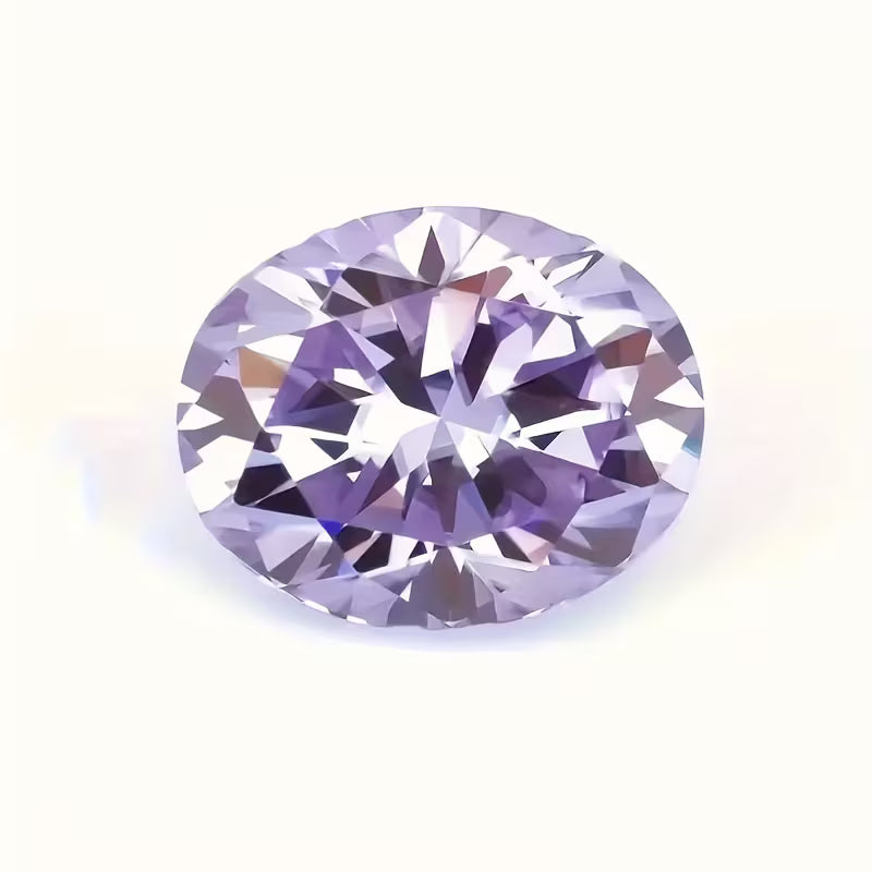 A Set of Three Purple Glass Crystal Additions, Suitable for Jewelry Making, Necklaces, And Earrings - Geometric Shaped Jewelry Components And Parts