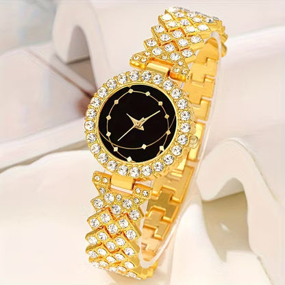 6pcs Exquisite Women'S Quartz Watch And Additions