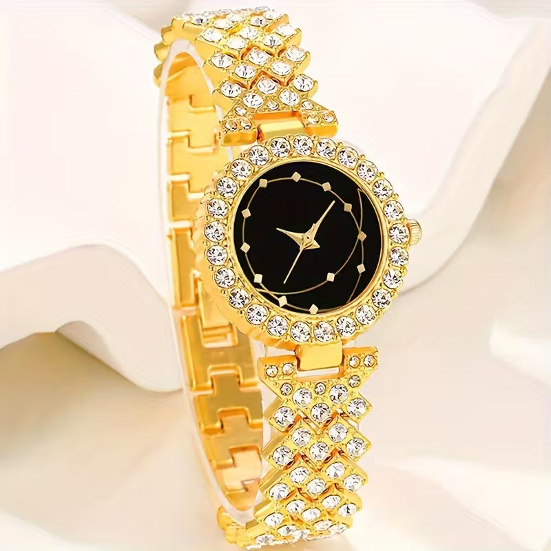 6pcs Exquisite Women'S Quartz Watch And Additions