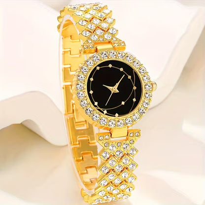 6pcs Exquisite Women'S Quartz Watch And Additions