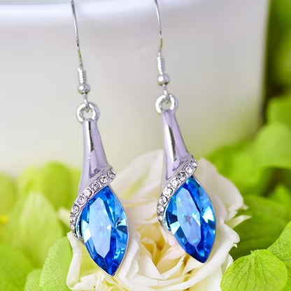 Elegant Bohemian Style Hollow Eye Sparkling Earrings, Alloy with Rhinestone Accents, Stainless Steel Posts, Perfect for Daily Wear, All Seasons, Everyday Earrings | Bohemian Style Earrings | Sparkling Accents