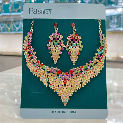 3pcs Elegant Jewelry Set, Suitable for Banquet, Party, Gift, Wedding, Valentine's Day, Fashionable Gift for Girlfriend and Wife