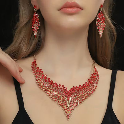3pcs Elegant Jewelry Set, Suitable for Banquet, Party, Gift, Wedding, Valentine's Day, Fashionable Gift for Girlfriend and Wife
