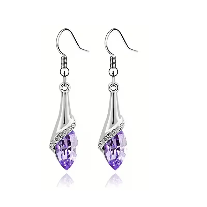 Elegant Bohemian Style Hollow Eye Sparkling Earrings, Alloy with Rhinestone Accents, Stainless Steel Posts, Perfect for Daily Wear, All Seasons, Everyday Earrings | Bohemian Style Earrings | Sparkling Accents