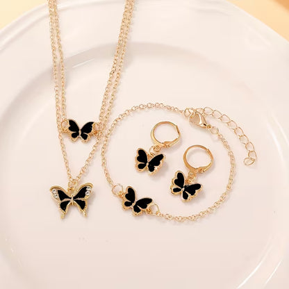 Set of 4 Women'S Stylish Square Jewelry Including a Dazzling Necklace, Ring, And Earrings, Perfect for Valentine'S Day, Weddings, Or Mother'S Day Gifts