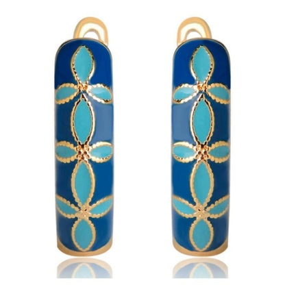 Fashionable Flower-patterned Earrings For Women