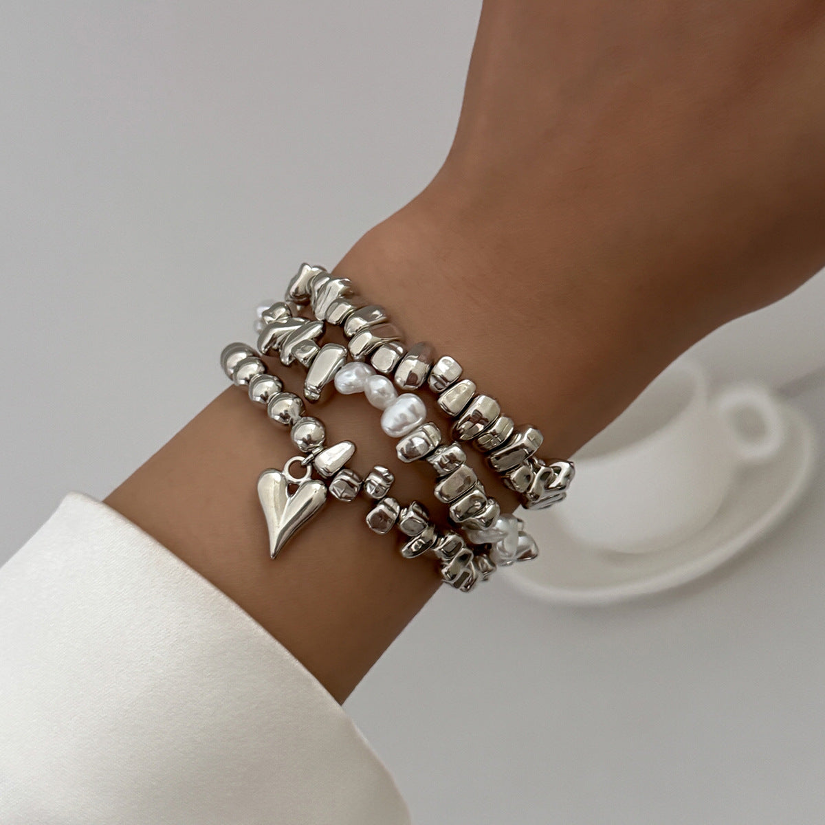 Irregular Personality CCB Bead Collarbone Chain