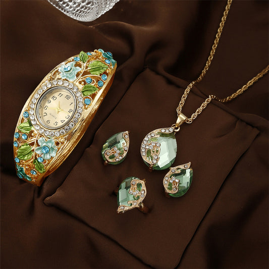 Ladies' Watch Fashion Versatile Jewelry Set