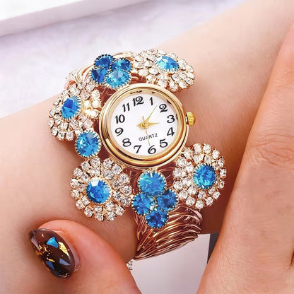 6pcs Women'S Watch Set Fashion Casual Trendy Women'S Quartz Wristwatch and Jewelry Set, Casual Dress, Fashionable Wristwatch, Women'S Wristwatch, Gift for Her