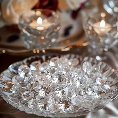 350 Mixed Acrylic Imitation Diamonds, Realistic Pearl Vase Fillers And Table Decorations for Weddings, Holidays, Christmas, Valentine'S Day, And Birthday Parties, Crafts, Easter Party Decorations