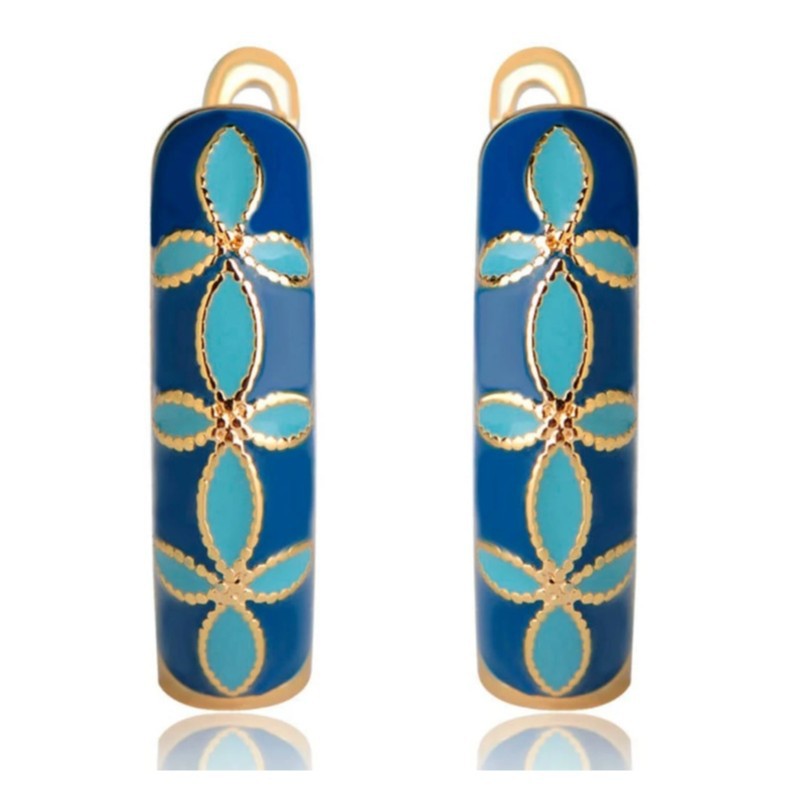 Fashionable Flower-patterned Earrings For Women