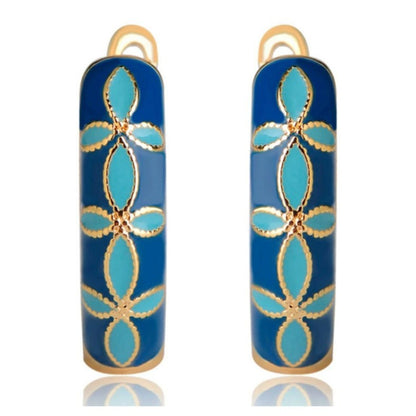 Fashionable Flower-patterned Earrings For Women