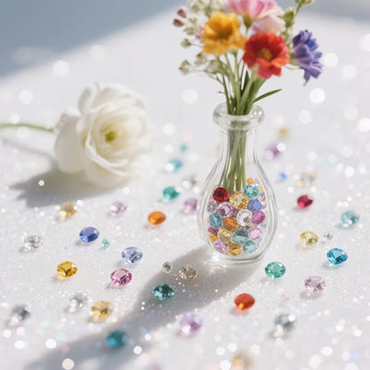 Acrylic Diamonds - Perfect for Weddings, Parties & More: Crystal Rhinestones, Vase Filler Beads, Centerpiece Decorative Gems, Craft Pearls, Christmas and Halloween Ornaments