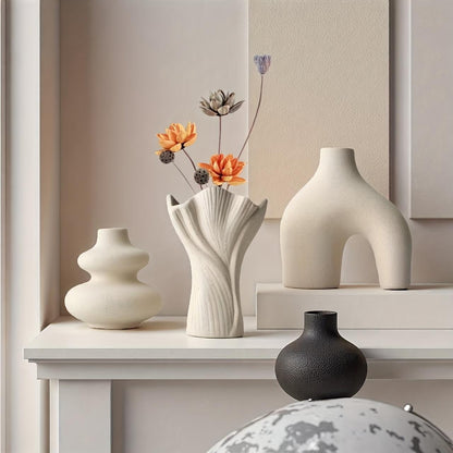 Bohemian Style Creative Simple Small Vase Set, Home Decor Indoor Desktop Ornament, Flower Arrangement Decoration Gift