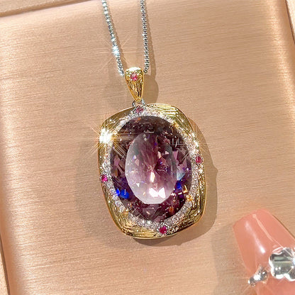 Luxury High-end Accessories Dried Rose Jewelry Necklace Earrings And Ring
