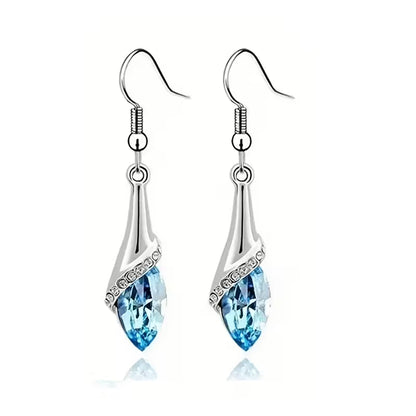 Elegant Bohemian Style Hollow Eye Sparkling Earrings, Alloy with Rhinestone Accents, Stainless Steel Posts, Perfect for Daily Wear, All Seasons, Everyday Earrings | Bohemian Style Earrings | Sparkling Accents