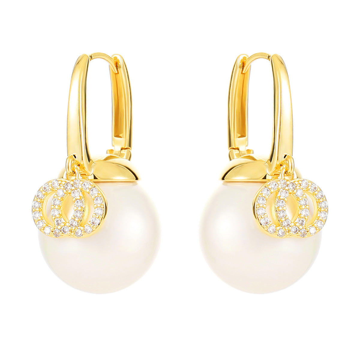 Light Luxury Pearl Shell Pearl Earrings