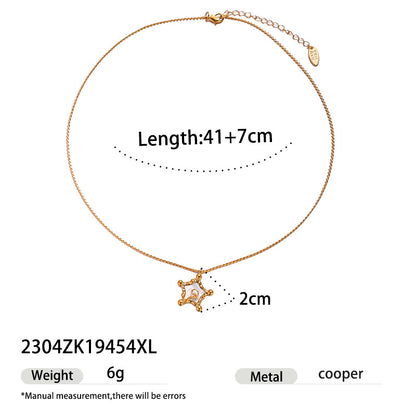 Fashionable Irregular Natural Stone Bead Necklace
