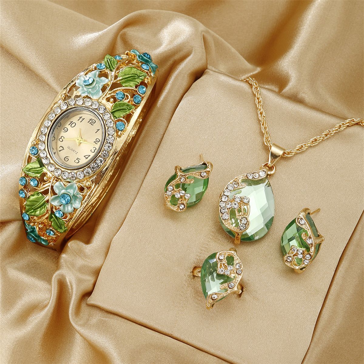 Ladies' Watch Fashion Versatile Jewelry Set