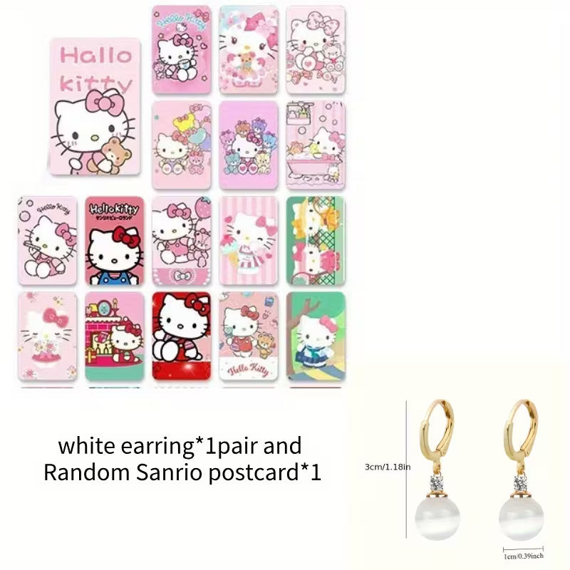 1PAIR Elegant White Faux Cat Eye Stone Earrings for Women | Delicate Design, Lightweight, Comfortable Wear, KC Golden Plated, 925 Silver Ear Needle, Perfect Gift for Style Lovers